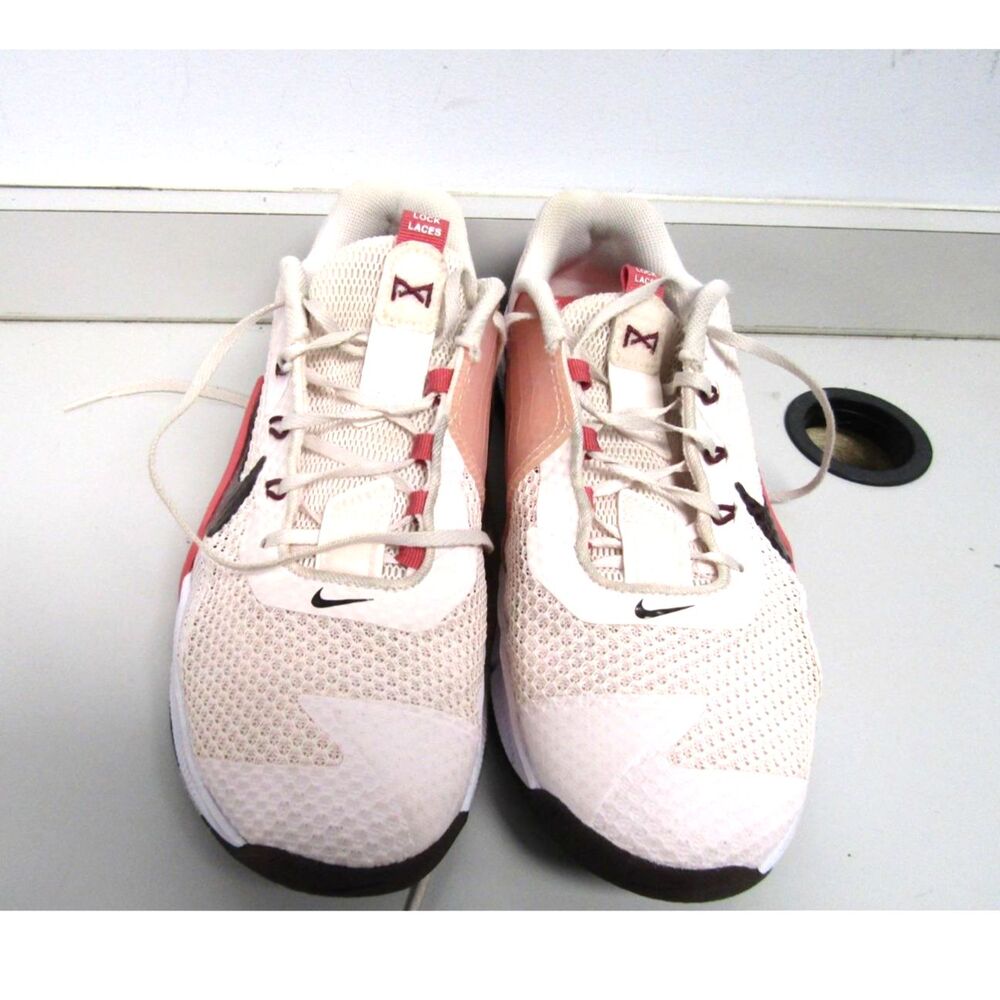 Nike Metcon 7 CZ8280-669 Pale Pink/Wine/White Women's Size 9.5 Athletic Sneakers